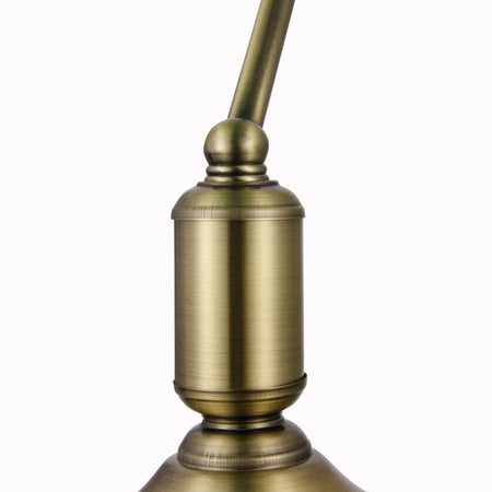 Lampada Da Tavolo Moderno Kiwi Metallo Ottone Vetro 1 Luce E27 40W