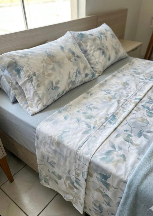 Completo Lenzuola Casa Giulia Nicole Front Matrimoniale Cotone Teknotime