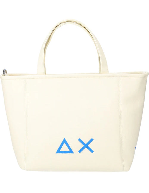 SUN68 shopping bag bianco panna art.Z35262