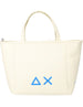SUN68 shopping bag bianco panna art.Z35262