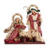 Natività completa in resina decorazioni natalizie, da 38 cm