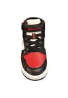 Scarpe sneakers Unisex bambini Champion REBOUND  bianco-nero laccio elastico