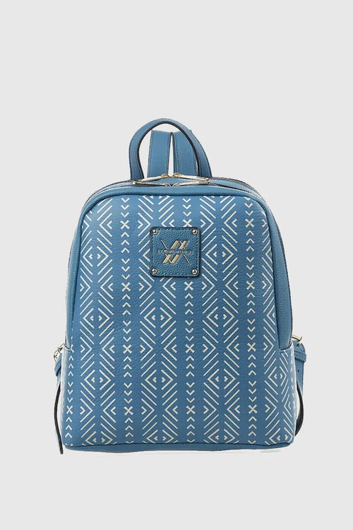 Zaino in ecopelle stampa etnica | Verde Fashion