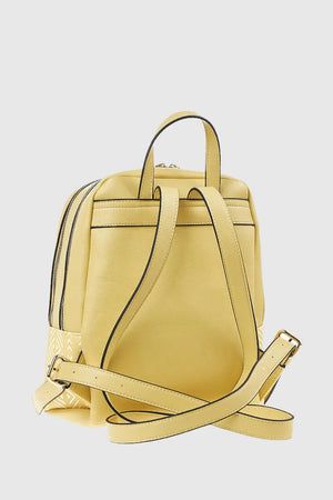 Zaino in ecopelle stampa etnica | Verde Fashion