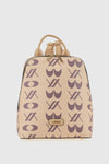 Zaino in ecopelle stampa logo | Verde Fashion