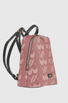 Zaino in ecopelle stampa logo | Verde Fashion