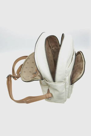 Zaino donna in ecopelle con tasca | Verde Fashion