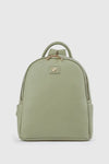 Zaino donna in ecopelle con zip | Verde Fashion