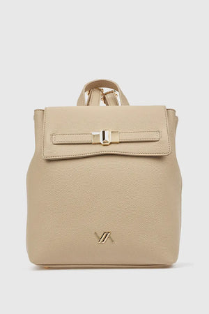 Zaino donna in ecopelle con pattina | Verde Fashion