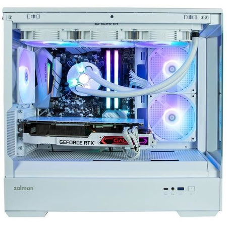 Case per PC senza alimentatore - ZALMAN P30 (Bianco) - Tower medio - Formato M-ATX
