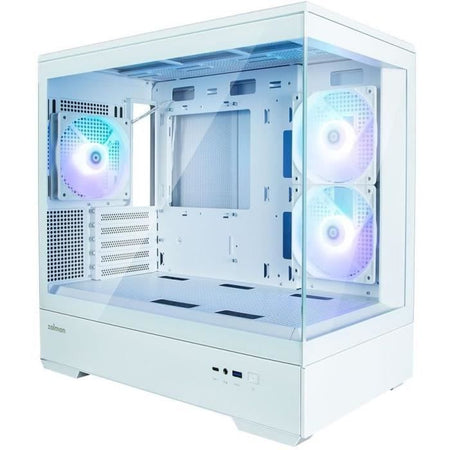 Case per PC senza alimentatore - ZALMAN P30 (Bianco) - Tower medio - Formato M-ATX