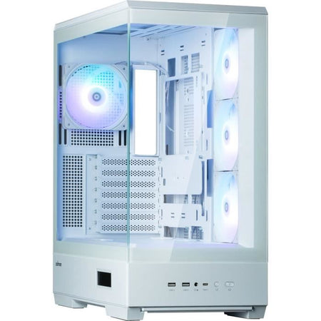 Case PC - ZALMAN - P50 DS - Mid tower - ATX - Bianco - 4 ventole A-RGB - USB-C