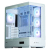 Case PC - ZALMAN - P50 DS - Mid tower - ATX - Bianco - 4 ventole A-RGB - USB-C