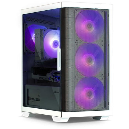 Case per PC senza alimentatore - ZALMAN M4 ARGB (Bianco) - Tower medio - Formato M-ATX