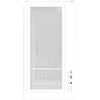 Case PC - ZALMAN - P10 - Mini tower - M-ATX - Bianco - Vetro temperato - USB-C e A-RGB