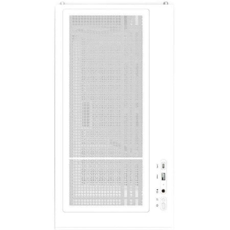 Case PC - ZALMAN - P10 - Mini tower - M-ATX - Bianco - Vetro temperato - USB-C e A-RGB