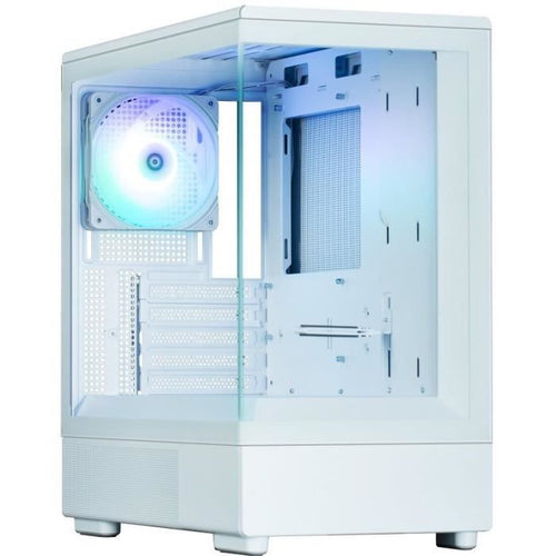Case PC - ZALMAN - P10 - Mini tower - M-ATX - Bianco - Vetro temperato - USB-C e A-RGB