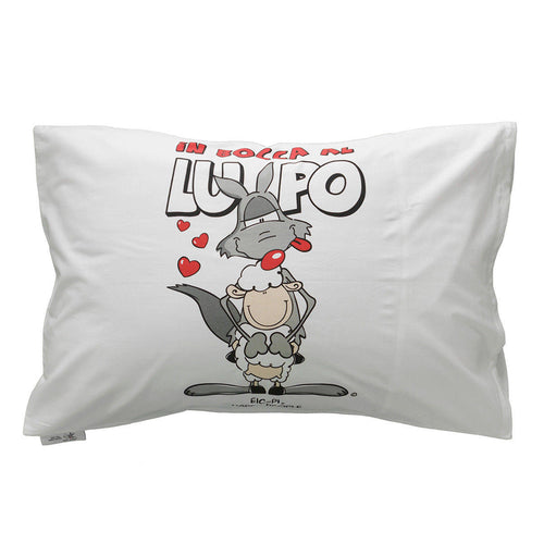 Fantafedera Happy People In Bocca al Lupo Cotone 50x80