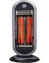 ZEPHIR STUFA A OSCILLANTE CARBONIO 450/900W NERO/GRIGIO ZCRB901