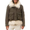 DONDUP giacconi donna dondup - parka - verde da donna
