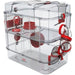 ZOLUX Gabbia su 2 piani per criceti, topi e gerbilli - Rody3 duo - L 41 xp 27 xh 40.5 cm - Grenadine