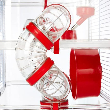 ZOLUX Gabbia su 2 piani per criceti, topi e gerbilli - Rody3 duo - L 41 xp 27 xh 40.5 cm - Grenadine