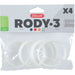 Connettori per gabbie per roditori Rody3 - ZOLUX - Roylounge - Bianco - 4 pezzi