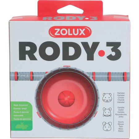 ZOLUX Ruota silenziosa per piccoli roditori adatta per gabbie Rody3 - Rodylounge - Grenadine