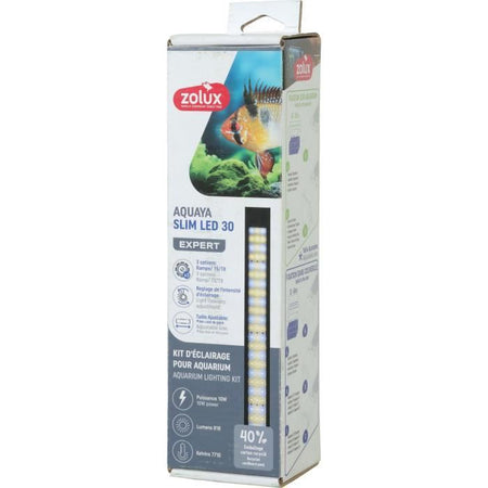 Striscia luminosa - Zolux - Slim LED dimmerabile - Regolabile e adattabile come sostituto di un tubo neon T8 o T5 - 30 cm