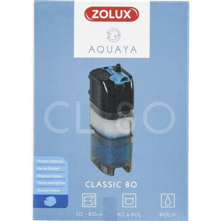 Filtro interno - ZOLUX - Classic 80 - 5 W - Acquario da 40 a 80 L - Portata regolabile