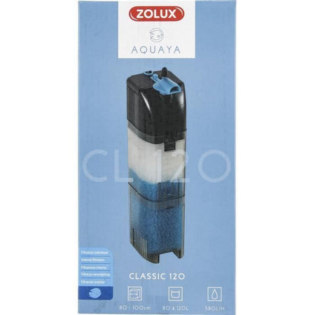 Filtro interno - Zolux - Classic - Per acquari da 80 a 120 L - Portata 580 L/h - 6W