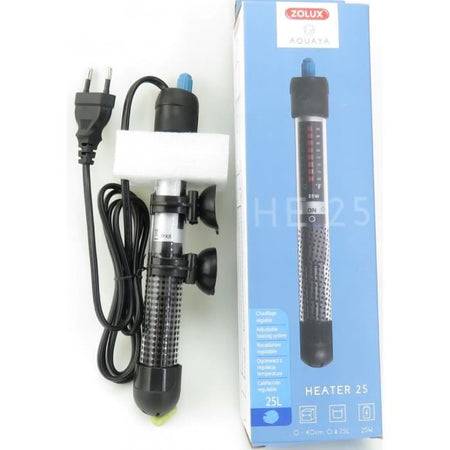 Riscaldatore per acquari - ZOLUX - Riscaldatore 25 - 25 W - Lunghezza 23 cm - Per 20 a 50 litri