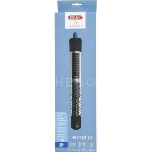 Riscaldatore per acquari - Zolux - Riscaldatore 50 - 50 W - 23 cm - Per pesci esotici