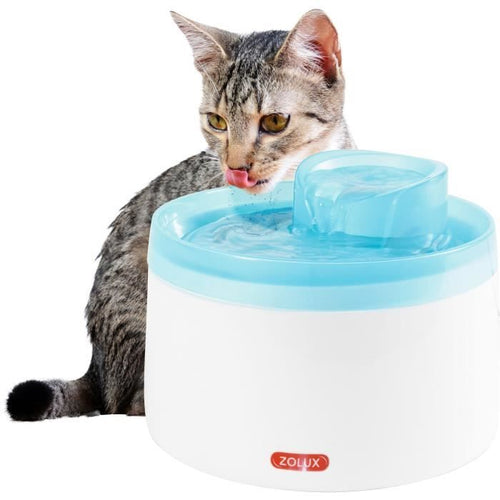 Fontana Zolux - Per gatti e cani - Con cartuccia filtrante - 2 litri