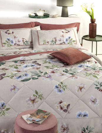 Trapunta Tessitura Randi Bouquet Cotone
