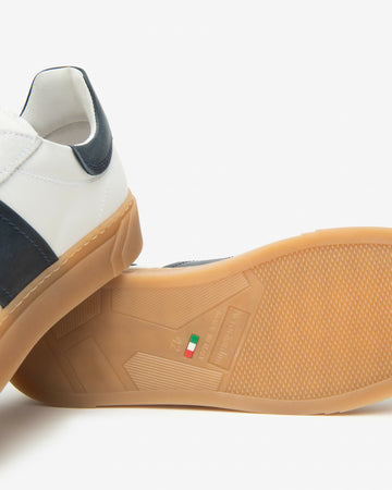NeroGiardini Uomo Sneakers in pelle e camoscio