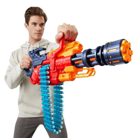 Blaster automatico - ZURU - XSHOT Crusher - Cintura da 35 dardi - Portata di 27 metri