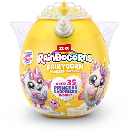 Peluche interattivi - ZURU - Fairycorn Princess S6 - 6 principesse delle fate da collezionare con più di 35 sorprese
