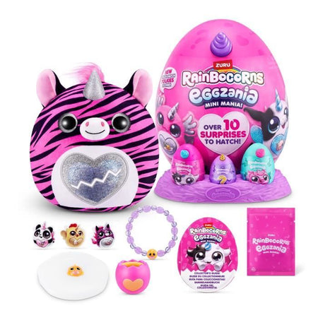 Peluche a sorpresa - ZURU - Eggzania Mini Surprise S1 - 10 sorprese - 6 modelli - Morbido