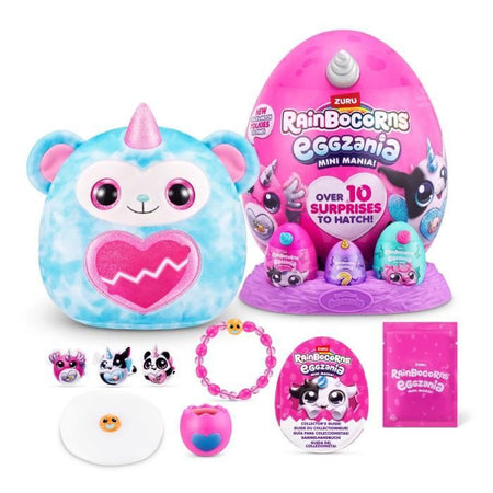 Peluche a sorpresa - ZURU - Eggzania Mini Surprise S1 - 10 sorprese - 6 modelli - Morbido