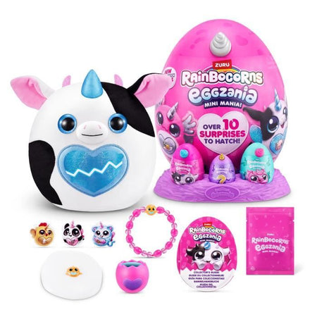 Peluche a sorpresa - ZURU - Eggzania Mini Surprise S1 - 10 sorprese - 6 modelli - Morbido