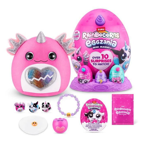 Peluche a sorpresa - ZURU - Eggzania Mini Surprise S1 - 10 sorprese - 6 modelli - Morbido