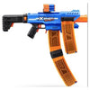Blaster motorizzato - ZURU - X-SHOT Clip Blaster - 4 caricatori - Gittata 27 m - Estensioni incluse
