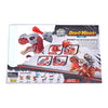 Dinosauro interattivo - ZURU - ROBO ALIVE Dino Wars T-Rex - Cammina e ruggisce - Armatura difensiva - Lanciamissili