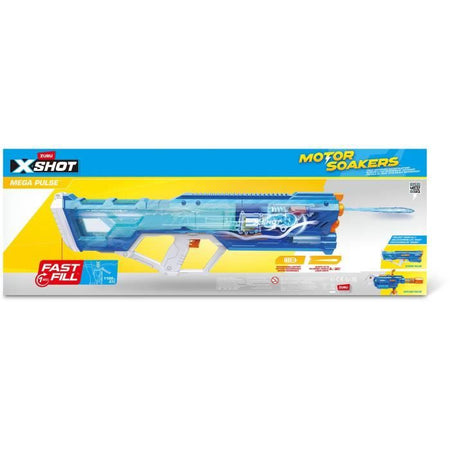 Pistola ad acqua motorizzata - ZURU - X-SHOT Mega Pulse - Riempimento rapido - Batteria ricaricabile - Gittata 9 m - Serbatoio 1,1 L