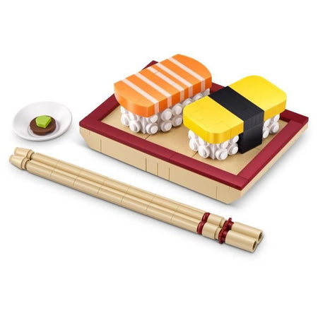 Set di costruzioni - ZURU - Snack - 200 pezzi max - 6 snack - Hamburger, gelato o sushi