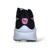 Sneakers bambina PUMA Pounce Lite nero fucsia con lacci