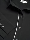 calvin klein BLUSA CREPE TIPPING BLOUSE da donna