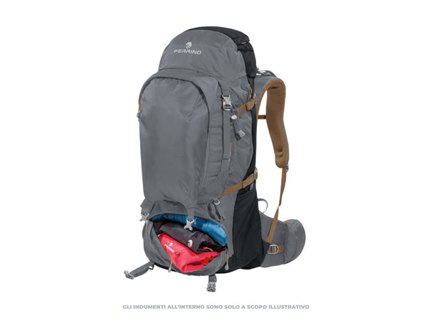 Zaino Ferrino TRANSALP 60 Litri Trekking Dorso Ergonomico Multitasche