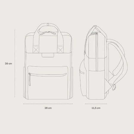Zaino Kapten & Son  Bergen Pro Black